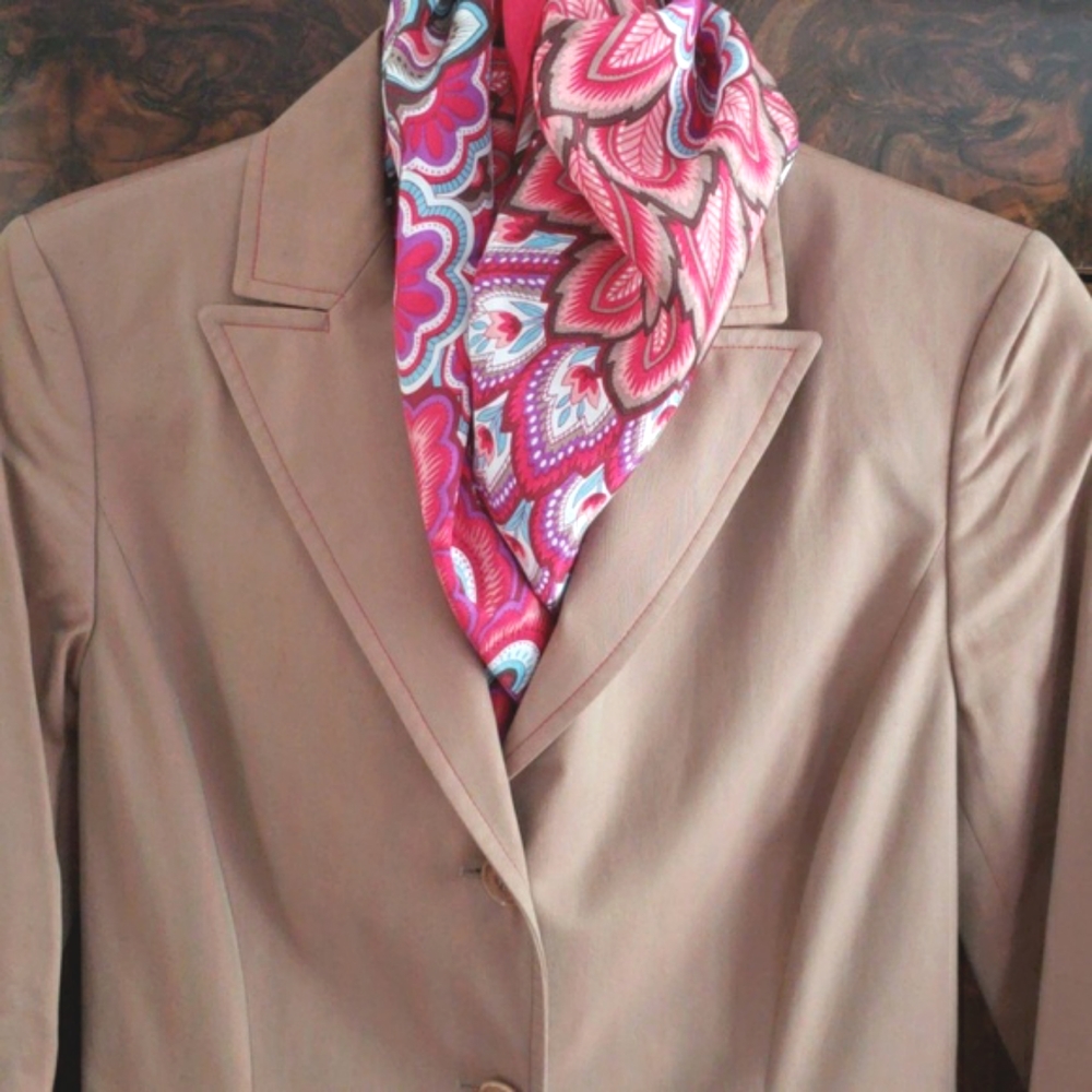 🔥HP🔥Luciano Barbera, cotton blazer beige, Italy - Picture 2 of 13